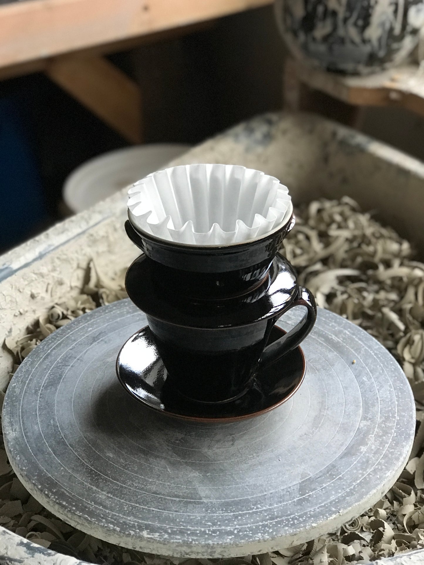 Pour-over filter coffee set