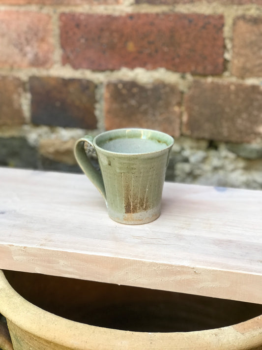 Sgraffito coffee cup